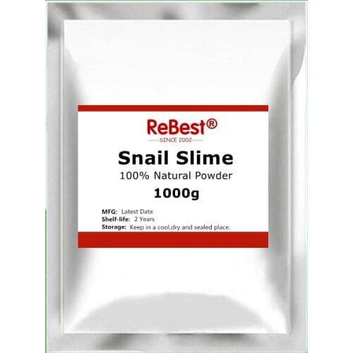 Best 100% Super Snail Slime Mucus Extract Powder,Contain Allantoin,Glycolic Acid,Collagen,Vitamin E,Vitamin C and Vitamin A