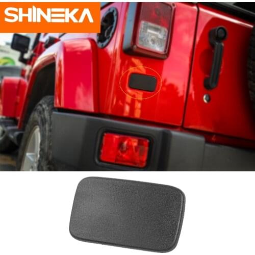 SHINEKA Car Stickers ABS Car Body Decoration Sticker Left Lower Tail Light ForJeep Wrangler JK 2007-2017 Car Styling Accessories