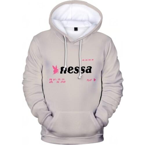 Nessa Barrett Sorry I'm Shy Print Hoodies Women / Men Social Media Stars Casual Oversize Top Unisex Tracksuit And Pant Xxs-4Xl
