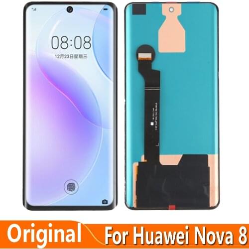 Original 6.57" For Huawei Nova 8 5G ANG-AN00 LCD Display Touch Screen Digitizer Assembly
