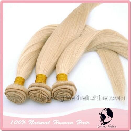 14"-26" Slavic Pad for Hair Weave 613# Color, Straight Blonde Natural 1 Piece/ Lot FREE SHIPPING