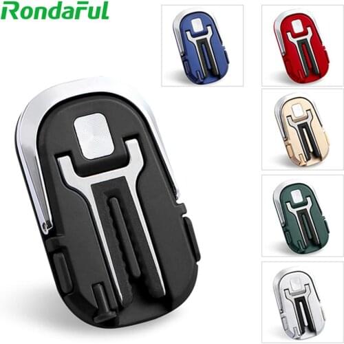 2 IN 1 Auto Air Vent Cell Phone Holder Multi Purpose Bracket 360 Degree Rotating Ring Holder