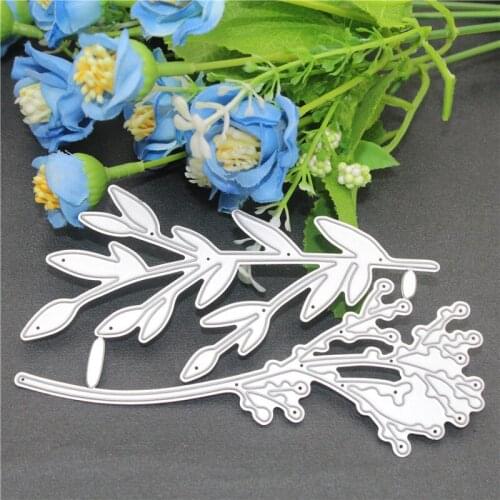 2021 FIowers Plants Series Metal Cutting Dies for DIY Making Scrapbooking Greeting Card Decoration Album Paper Craft Embossing