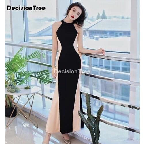 2021 chinese dress sexy cheongsam sexy qipao halter hollow out perspective bodycon satin dress nightclub chinese dress qipao