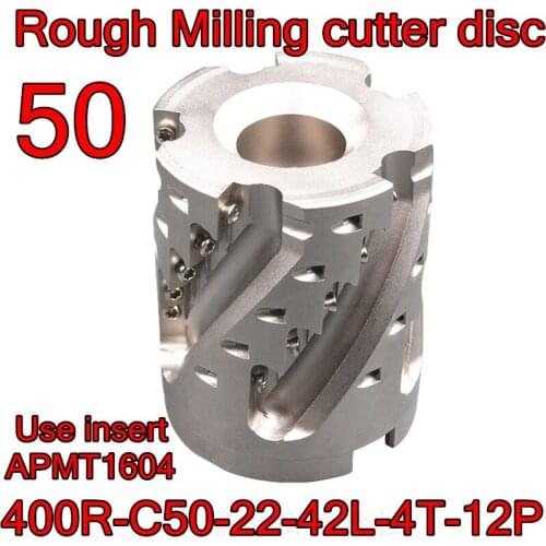 AP16-400R-C50-22-60L-4T-16P Use insert APMT1604 Rough Milling cutter disc Free shipping