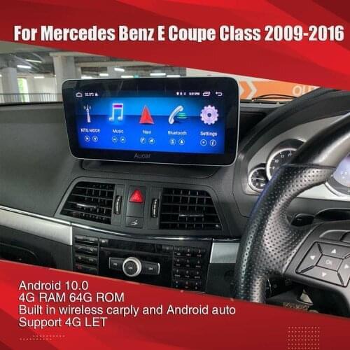 Aucar Android 10.0 For Mercedes Benz CLS W218 multimedia car radio For Mercedes Benz CLS 350 450 W218 2010-2016 stereo 4G LET