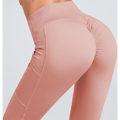 Kaminsky Fashion High Waist Push Up Jeggings Women Patchwork Legging With Pocket Fitness Workout Leggins Mujer Athletic Pants
