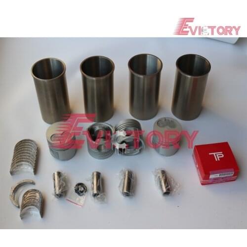 For Toyota forklift engine 1DZ engine rebuild kit piston+piston ring+liner+bearing+overhaul gasket