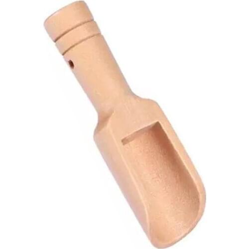 1pcs Mini Wooden Scoops Bath Salt Spoon Candy Flour Spoon Scoops Kitchen Utensils - 7.7*2.4cm