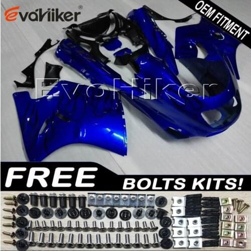 Motorcycle bodywork kit for ZX11 ZZR1100 1990 1991 1992 1993 1994 1995 1996 1997 1998 1999 2000 2001 white ABS Fairings hull