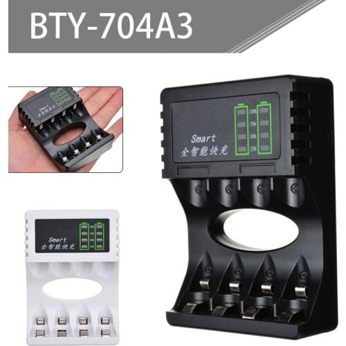 1pcs Ni-MH/Ni-Cd Rechargeable Batteries LED Display Battery 4 Slots for AA/AAA Rechargeable Batteries Chargers