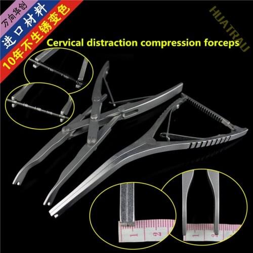 Orthopedic instruments medical spine Cervical spine Titanium rod Distractor parallel Compression clamp Vertebral body Retractor