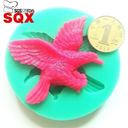 Flying Eagle Silicone Mold Silicone Mould For Polymer Clay Crafts Jewelry Cake Decorating Decoration Mold Making Makes SQ15153
