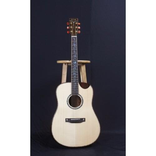 SSS4128 Zero full solid wood acoustic guitar, acoustic electric guitar, Guitarra acustica