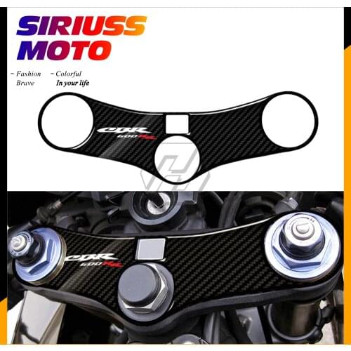 3D Carbon-look Upper Triple Yoke Defender Case for Honda CBR600RR 2005-2006