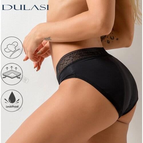 Menstrual Panties Period Sexy Woman Underwear Thong Leakproof Underpants Incontinence Waterproof Period Dropshipping DULASI