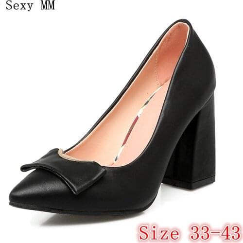 High Heels Women Pumps High Heel Shoes Stiletto Woman Party Wedding Shoes Ladies Kitten Heels scarpin Plus Size 33 - 40 41 42 43