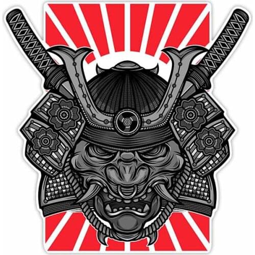 18* 9CM Personality for Samurai Monster Car Stickers Car Accessories Decal Diesel Sticker Waterproof for JDM VAN RV Decoration