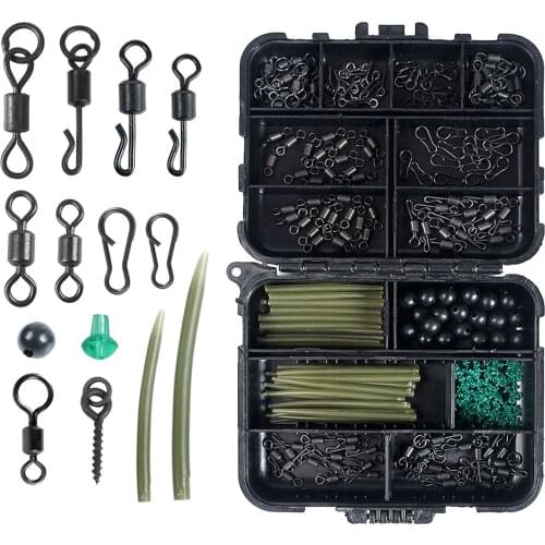 300x Carp Fishing Tackles Rolling Swivels Stop Coast Fishing Terminal Tackle