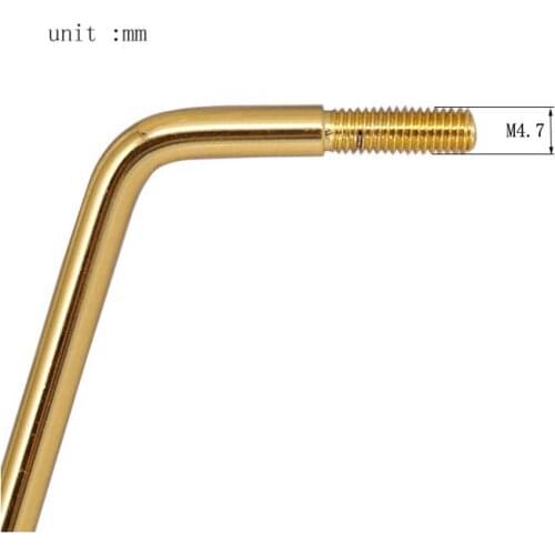 5mm Tremolo Arm Guitar Whammy Bar 1Pc Direct Insertio Electric Guitar-Black