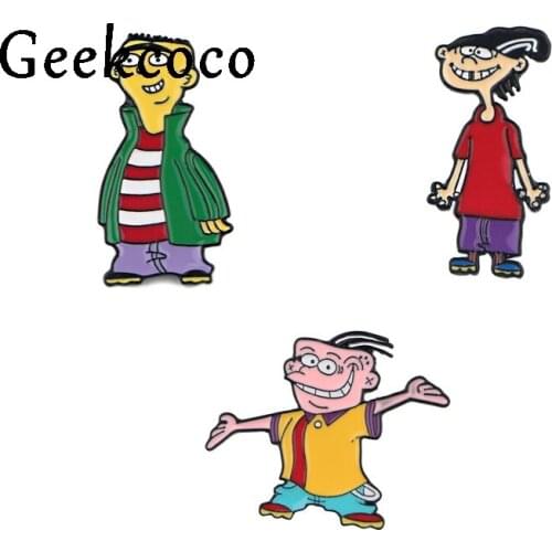 J1428 Funny Character Enamel Pins Brooches DIY Zinc Alloy pins backpack clothes men women Lapel Pin Decoration