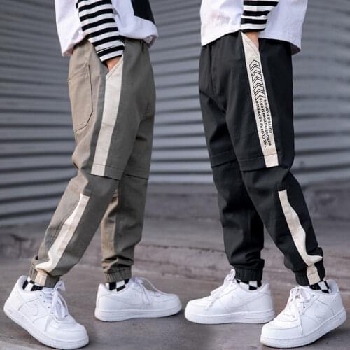 Spring and Autumn Boys Pants Fashion Bottoms Childrens Clothes New Casual Trousers
