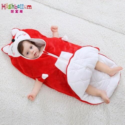 Autumn Baby Sleeping Bags 100% Natural Cottonhignbellum Baby Sleeping Bag Baby Bag Pocket Pattern Children Sleep Rompers 650g