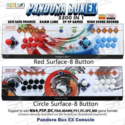 Pandora Box 6 1300 in 1 jamma board VGA CGA HDMI-compatible For arcade machine Can add 3000 games Support FBA MAME PS1 game 3d