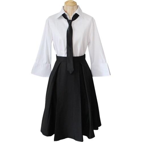 Anime Bungo Stray Dogs Cosplay Costumes Detective Agency Member Akiko Yosano Full Sets School Uniform Suits Women Girls Costume