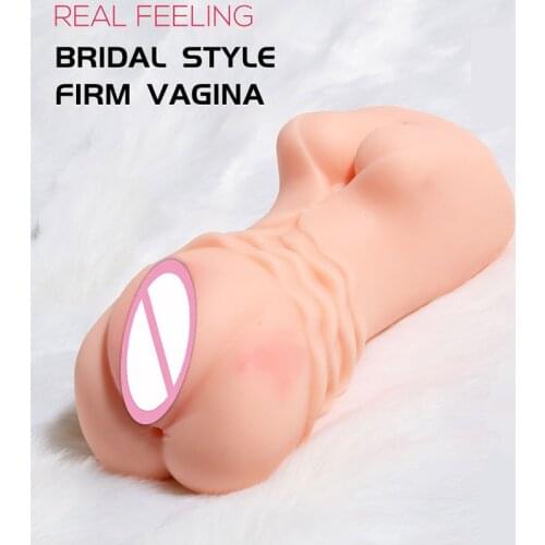 Masturbator for Men Sexy Vagina for Masturbation Antistress Toys Men Masturbator Masturbation Devices Soft Material Oral Sex GM