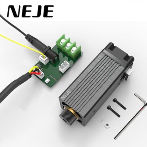 405nm Continuous 3500MW Laser Engraving Module With TTL / PWM Modulation for laser engraving machine, CNC, DIY laser, Arduino