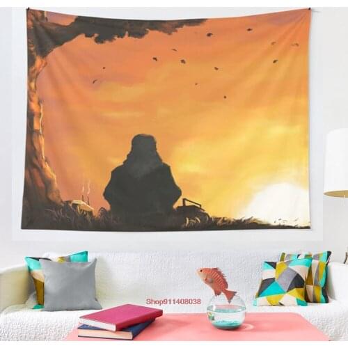 Uncle Iroh Leaves from the vine Ba Sing Se tapestry Wall Hanging Tapestries for Living Room Bedroom Home Decor