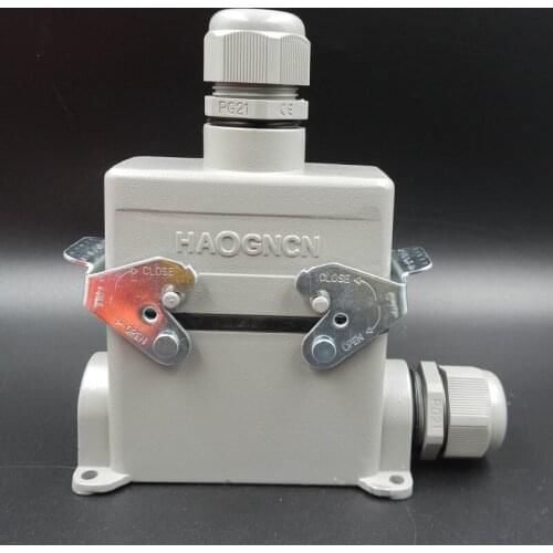 Heavy Load Connector HDC-HE-016-4 High Pin Ming Heat Flux Avenue Insert Head Seat 16 Core Rectangle