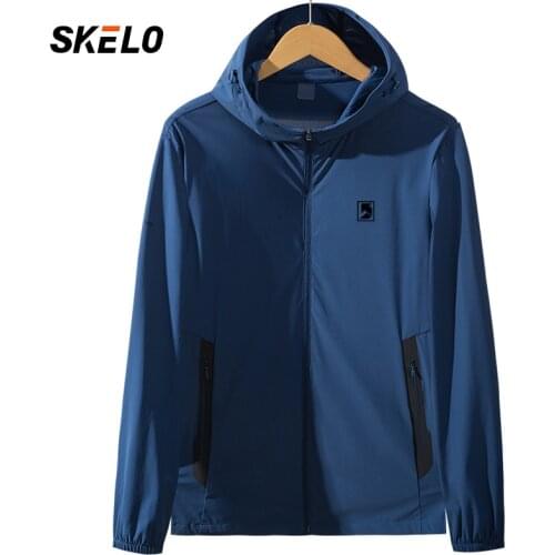 Spring Summer Mens Breathable Skin Clothing Anti-Ultraviolet Jacket Light Thin Stretch Coat Fishing Sun Protection Clothing