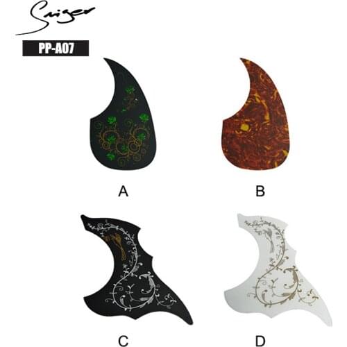 Smiger Guitar Pickguard PP-A07 Guitar Pickguard Folk Acoustic Self-adhesive Pick Guard Sticker Scratch Plate Guitar Accessories
