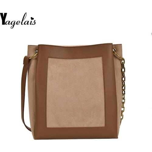 Crossbody Womens Shoulder Bag Brand Designer Handbags Luxury PU Leather Bucket Bag Handbag