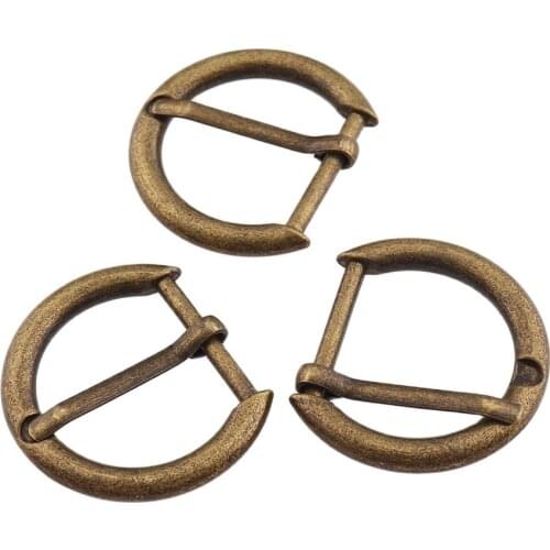 12pcs/lot 20mm DIY Leather Bag Solid Alloy Belt Pin Buckle Inner 20mm Antique bronze For Strap Belt Leathercraft DIY Accessories