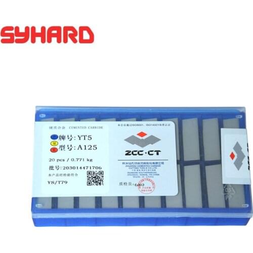 20pcs/lot A125 YW1 YW2 YT5 YT15 YT14 YG8 YG6 YG3 YT5 Dimension 25x15x8.5 Cemented Carbide Insert