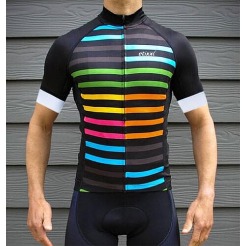 ETIXX 2020 Quick-Dry Cycling Jersey Mtb Bicycle Clothing Bike Wear Clothing Breathable Maillot Ropa De Ciclismo Cycling Clothing