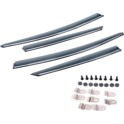 4pcs Window Visors Vent Sun Rain Shade Deflectors Replacement for Ford Mondeo 2007 2008 2009 2010 2011 2012 2013