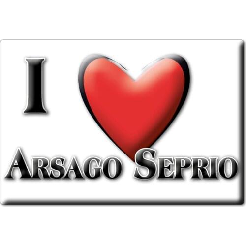 ARSAGO SEPRIO MAGNET LODESTONE LOMBARDY (VA) ITALY FRIDGE MAGNET SOUVENIR I LOVE