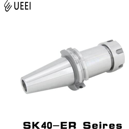 1PC SK ER high precision DIN69871 CNC milling machine tool holder SK40 ER16 ER20 ER25 ER32 ER40 100L spring collet tool holder
