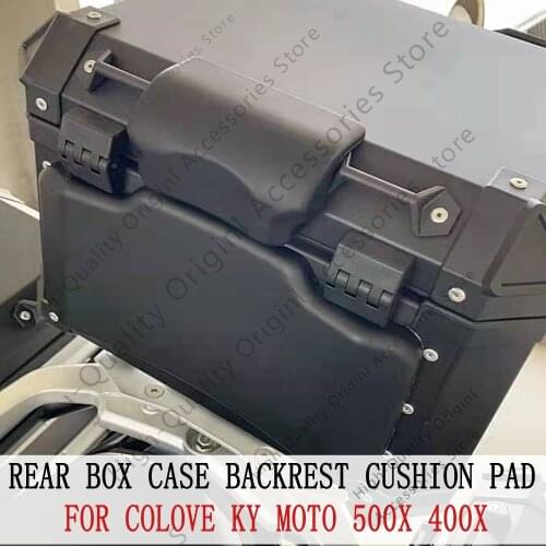 KY500X Rear Box Case Backrest Cushion Pad For Colove KYMOTO KY500X KY400X KY 500X KY 400X 500 X 400 X