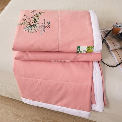 Summer Quilt Air Conditioner Is Solid Color Single Double Summer Cool Quilt Summer Air Conditioner Quilt