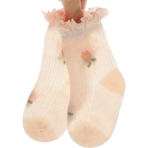 Infant Baby Girl Stuff Cute Socks Newborns Floral Socks For Girls Toddler Ruffles Clothing Kid Casual Summer Clothes Accessories