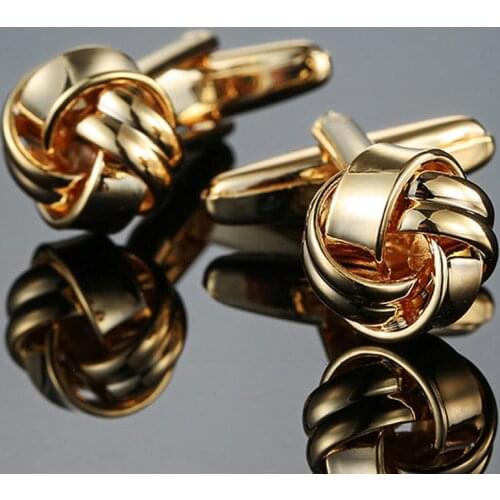 Mens Cufflinks new high quality fashion jewelry gold stainless steel cufflinks mens business suit pin gifts