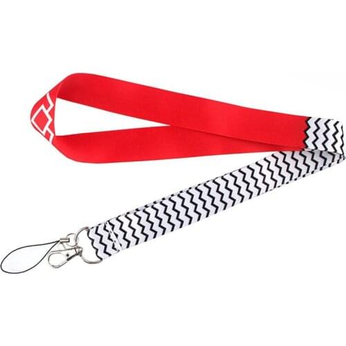ZF651 1pcs Twin Peaks TV Show Keychain Tags Strap Neck Lanyards For Keys ID Card Pass Gym Mobile Phone USB Badge DIY Hang Rope