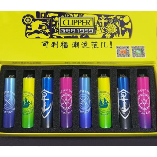 Original Clipper Grinding Wheel Gasoline Lighter Metal Torch Free Fire Pocket Refillable Gas Lighter Use For Collection And Gift