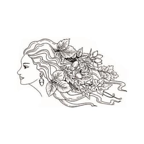 Head portrait Transparent Clear Silicone Stamp/Seal for DIY scrapbooking/photo album Decorative clear stamp sheets ST0252