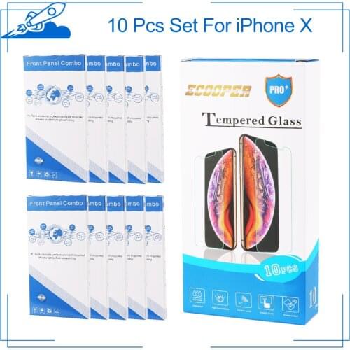 Elekworld 10 PCS Grade For iphone X OLED TFT With 3D Touch Digitizer Assembly No Dead Pixel LCD Screen Replacement Display